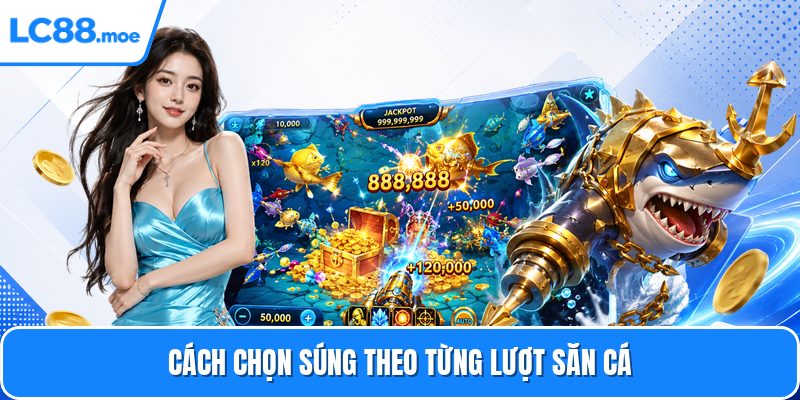 Cách chọn súng theo từng lượt săn cá
