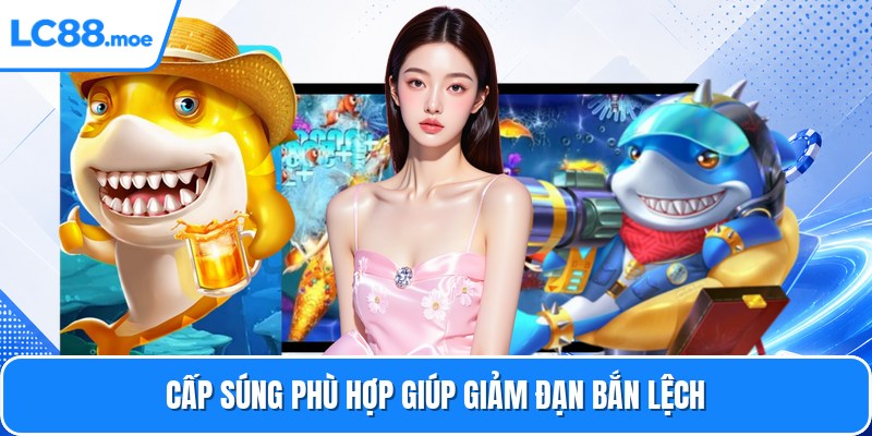Cấp súng phù hợp giúp giảm đạn bắn lệch