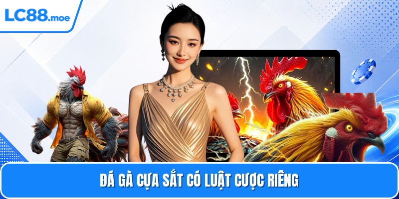 Đá gà cựa sắt có luật cược riêng