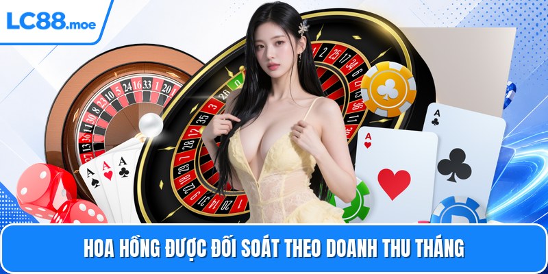 Hoa hồng được đối soát theo doanh thu tháng