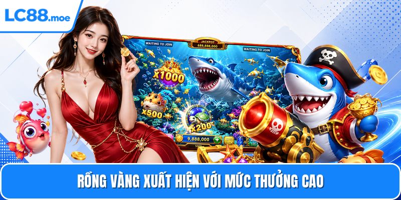 Rồng vàng xuất hiện với mức thưởng cao