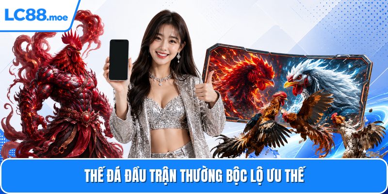Thế đá đầu trận thường bộc lộ ưu thế